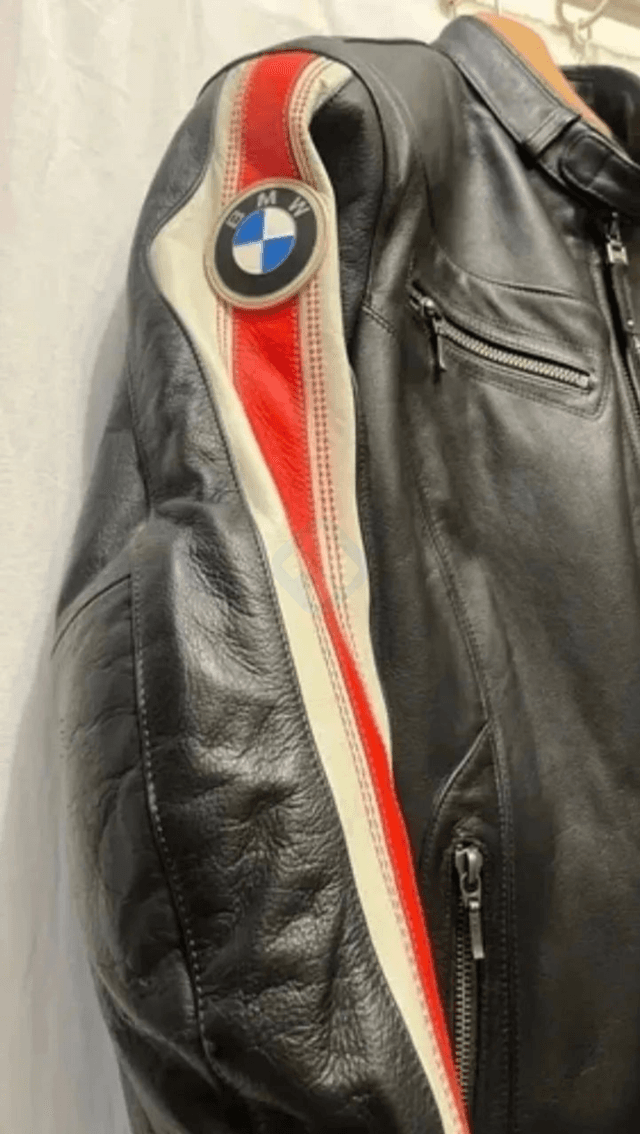 jaqueta de couro legítimo BMW original