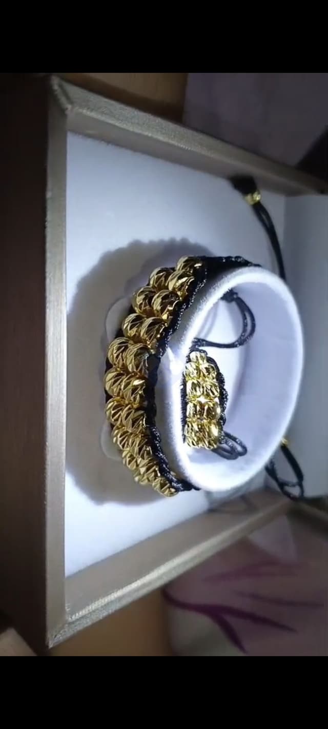 manilla y anillo en baño de oro bogota y girardot