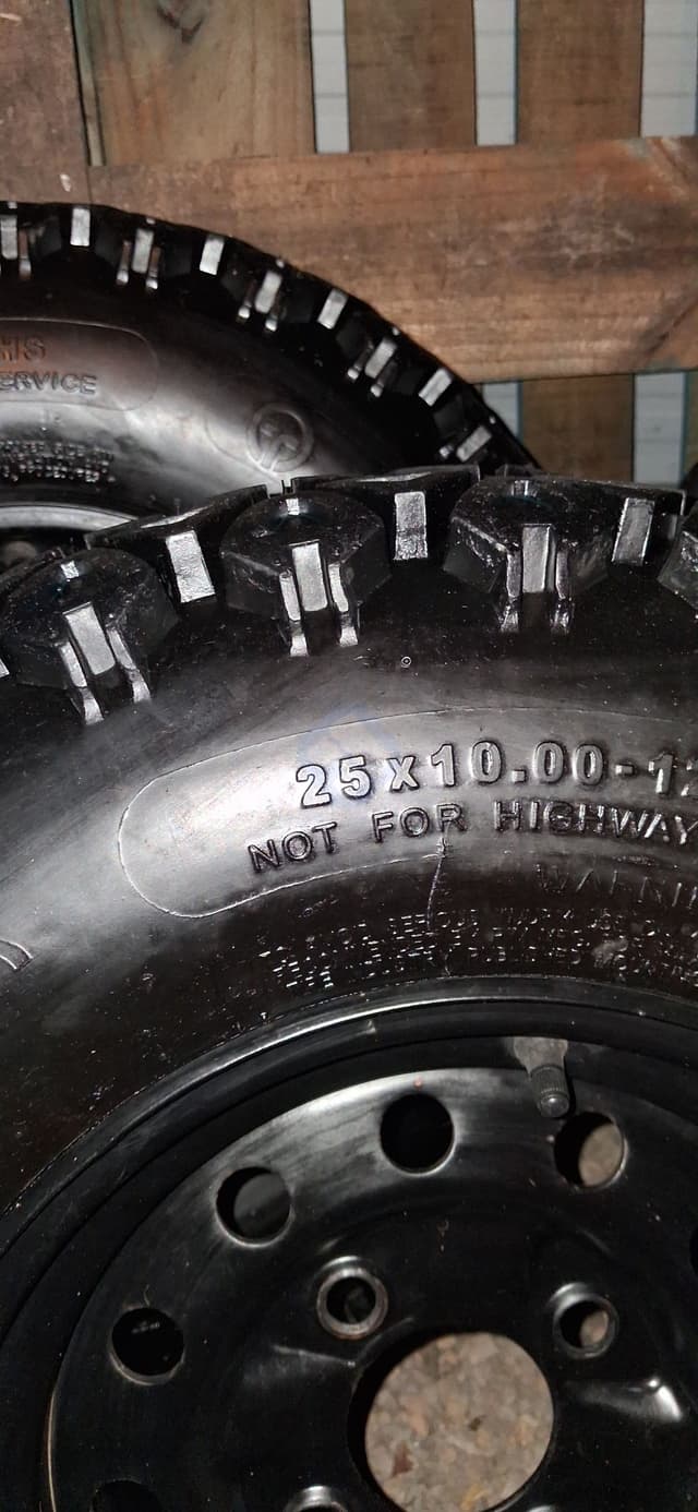 Kabota Sidekick OEM wheels and tires