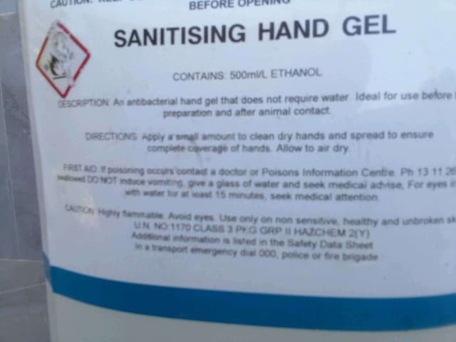 SANITISING HAND GEL