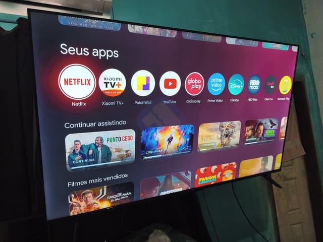 smart tv 4k 55 polegadas HDR novinha