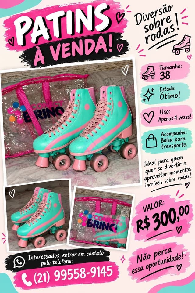 venda de patins