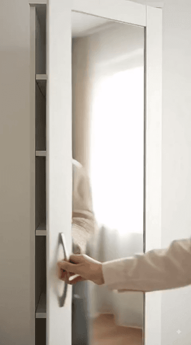Modern Mirrored Wardrobe – Spacious Storage – Multiple Colours Available