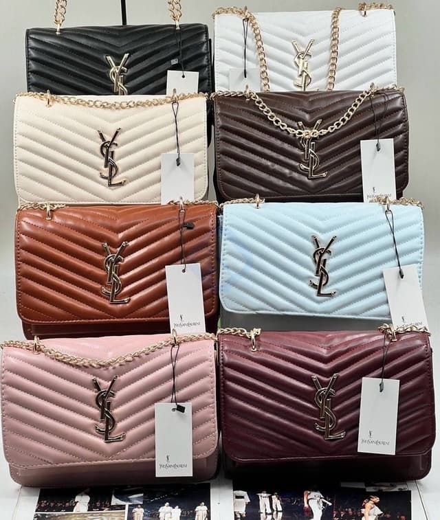 Saint Laurent Small Loulou Bag in matelassé leather is