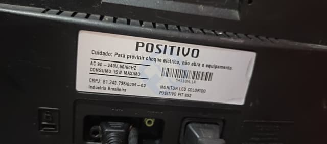 🖥️ MONITOR POSITIVO LCD 18,5