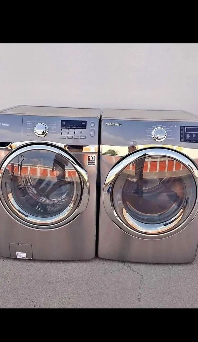 washer and dryer